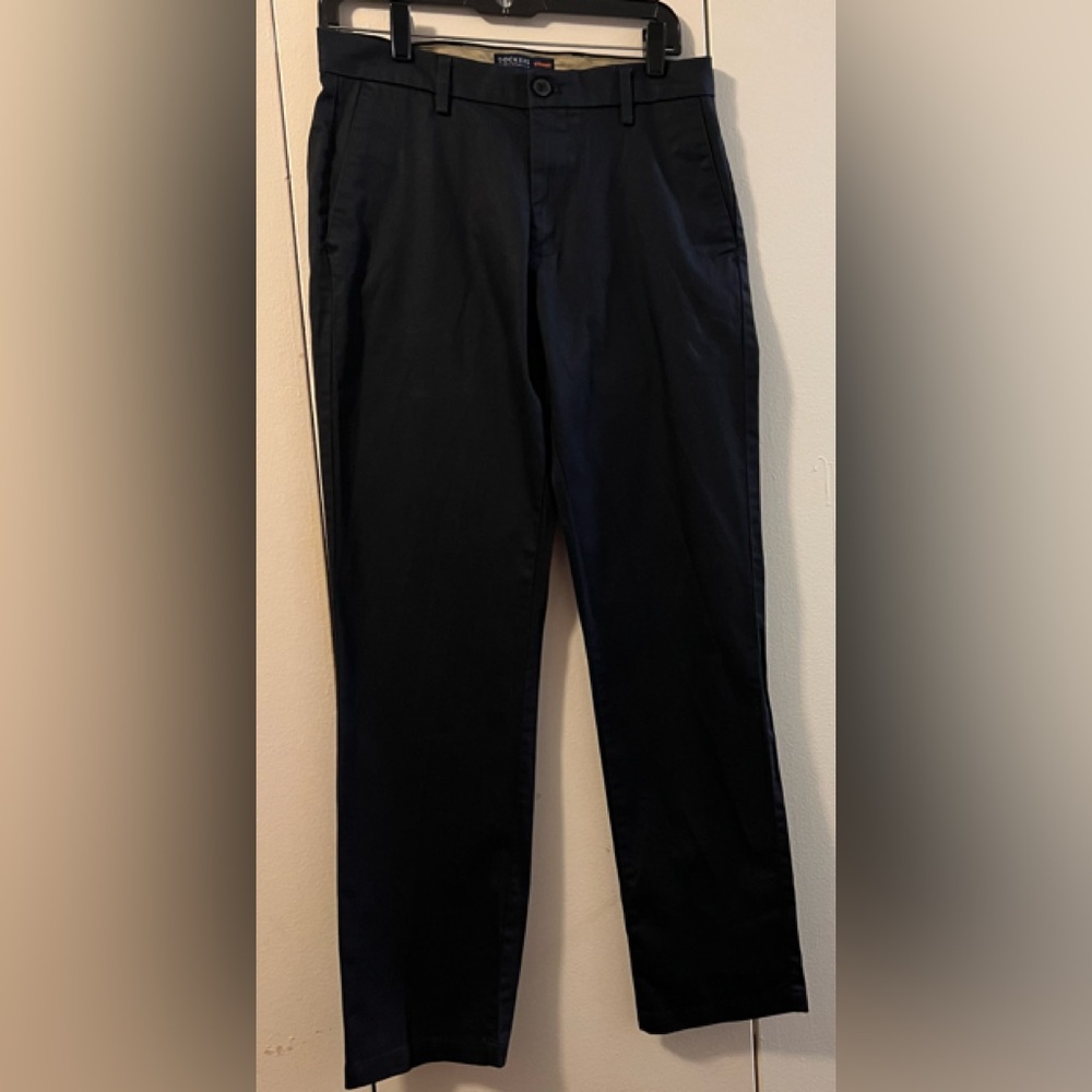 MENS NAVY DOCKERS PANTS (30 X 32)